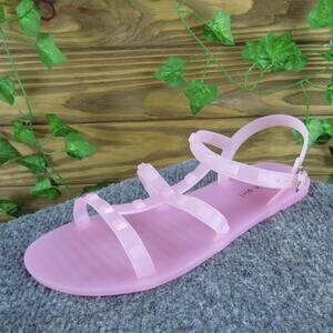 Madden Girl‎ Gladiator Girl Y 4 Medium Sandal Pink Synthetic Buckle
